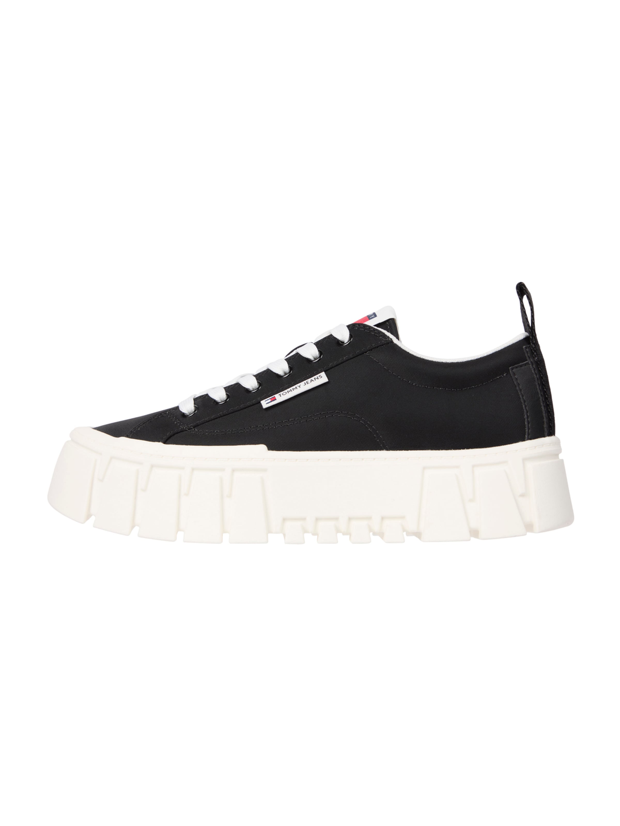 Tommy Jeans - Sapatilhas baixas em preto: frente