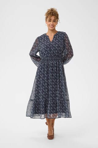 Cream Dress in Black: front