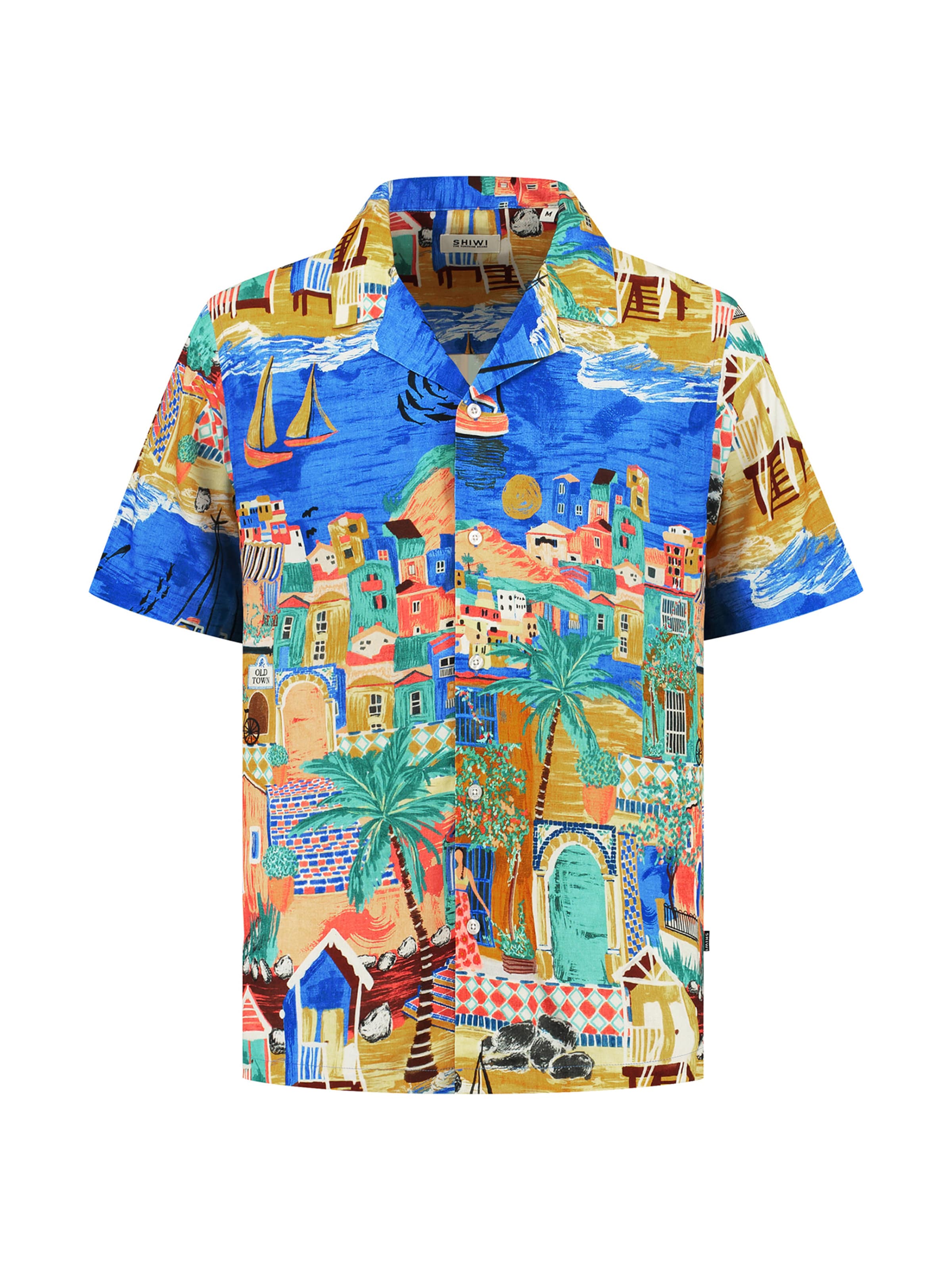 Shiwi Comfort Fit Košeľa 'Island' - Zmiešané farby: predná strana