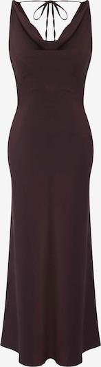 Vakarinė suknelė iš Trendyol, spalva – tamsiai ruda, Prekių apžvalga