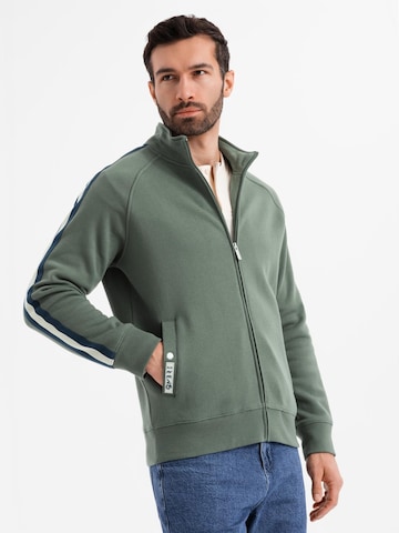Sweat-shirt 'OM-SSZP-0219' Ombre en vert : devant