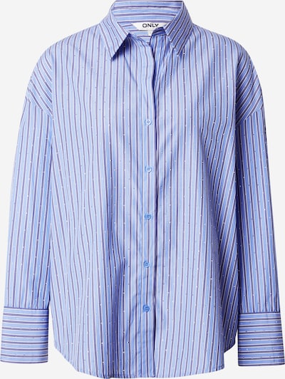 ONLY Blusa 'ONLOREGON' en azul claro / azul violaceo / blanco, Vista del producto