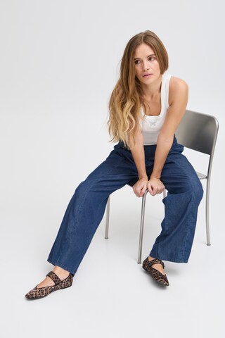 Pulz Loosefit Hose 'PZJILL' in Blau