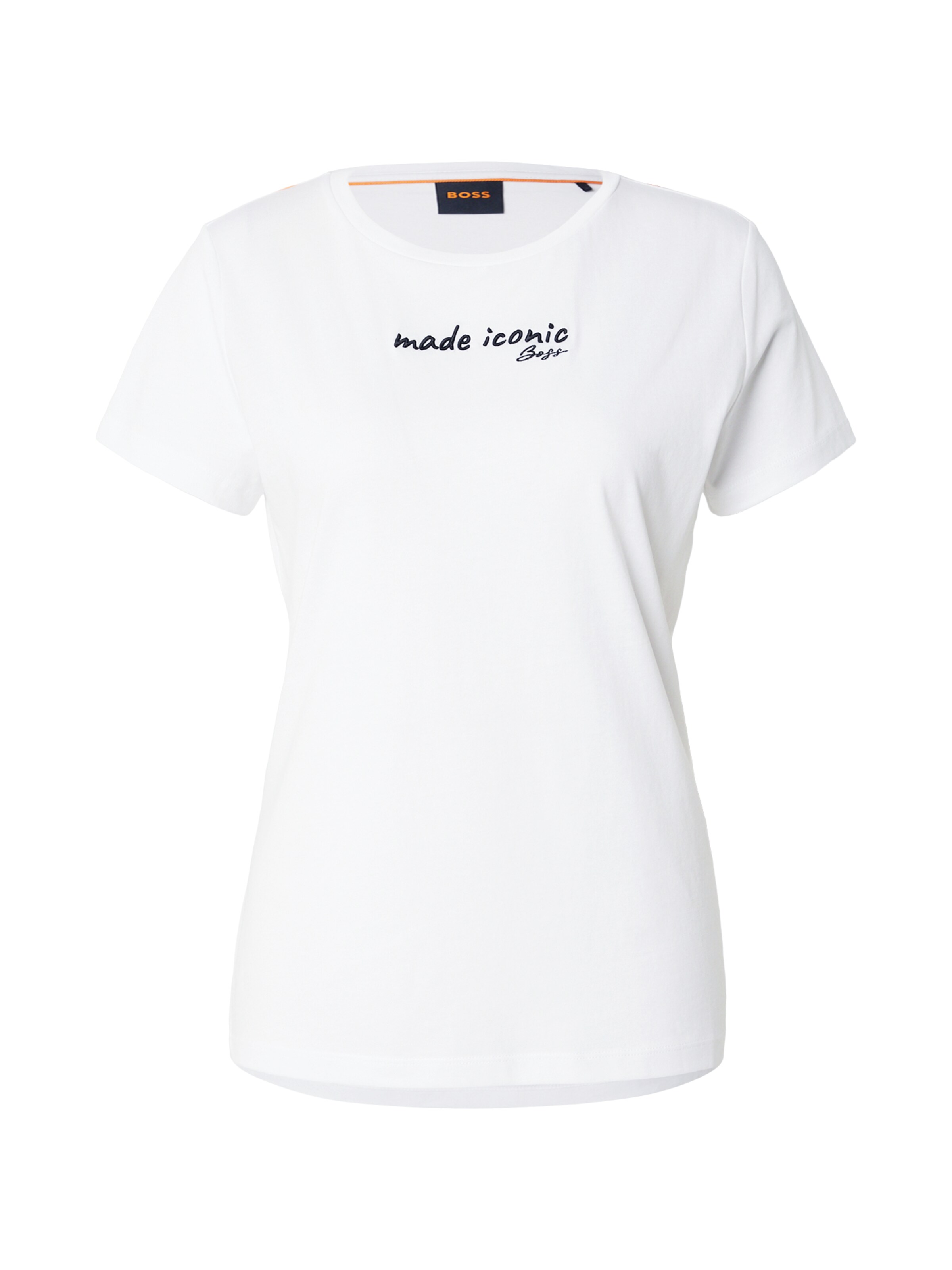 BOSS T-Shirt 'C_Elove_5' in Weiß: Vorderseite