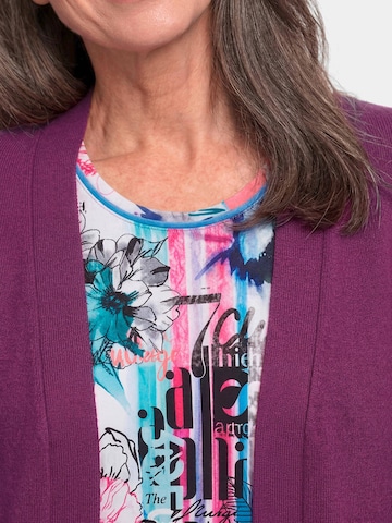 Goldner Knit Cardigan in Purple