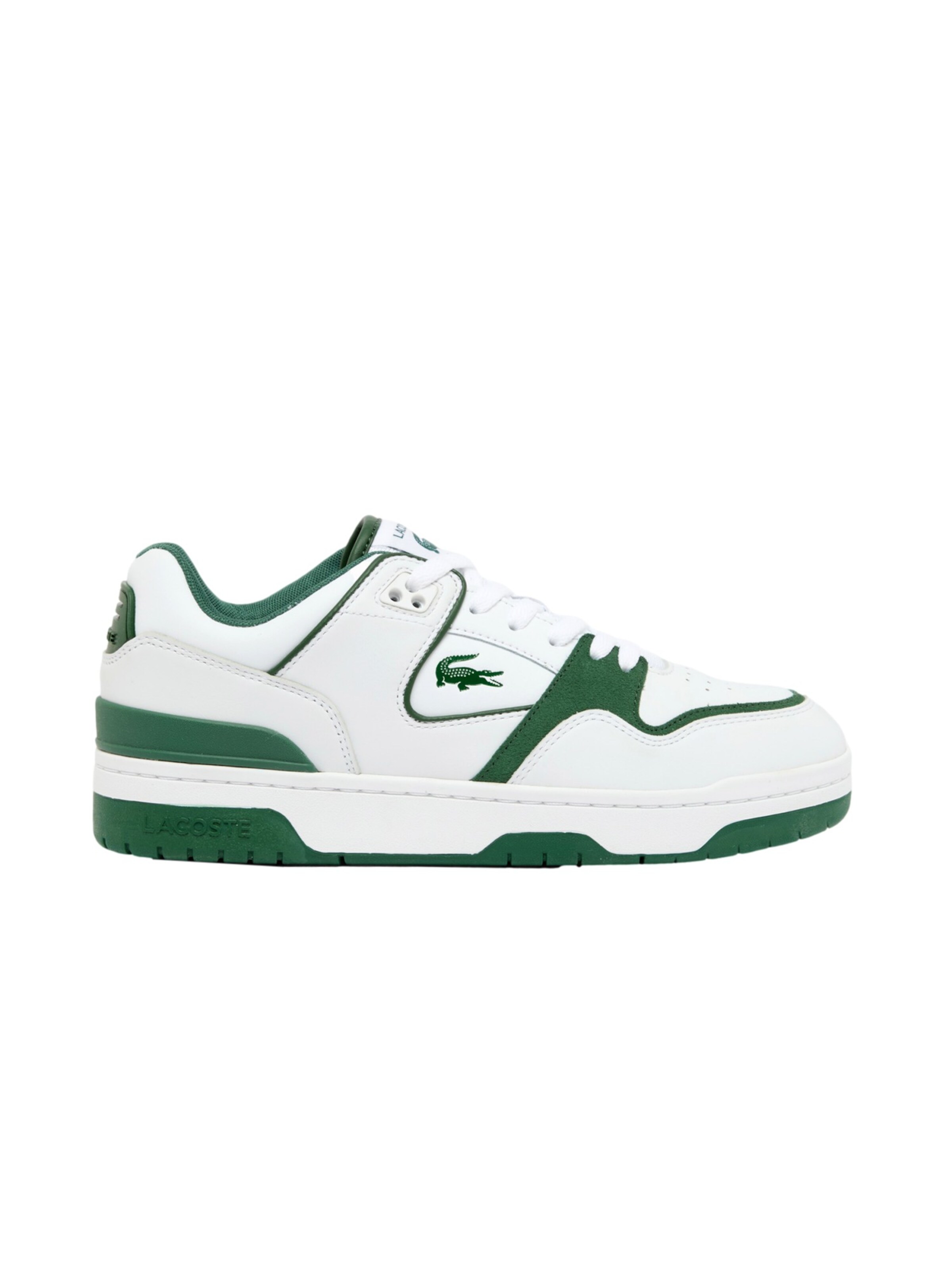 LACOSTE Platform trainers 'Courtcage Set' in White: front