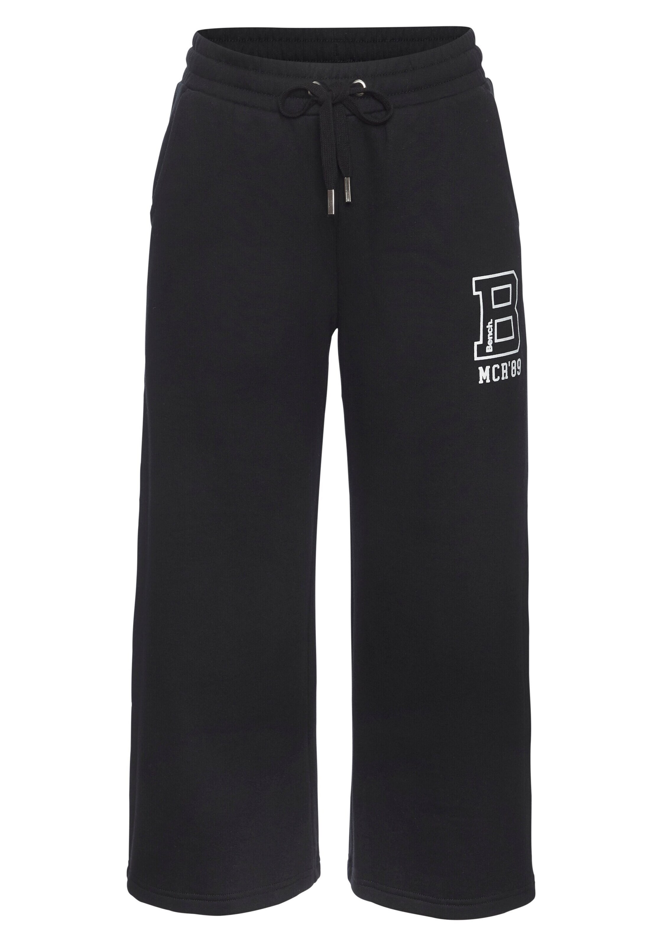 BENCH Wide Leg Hose in Schwarz: Vorderseite