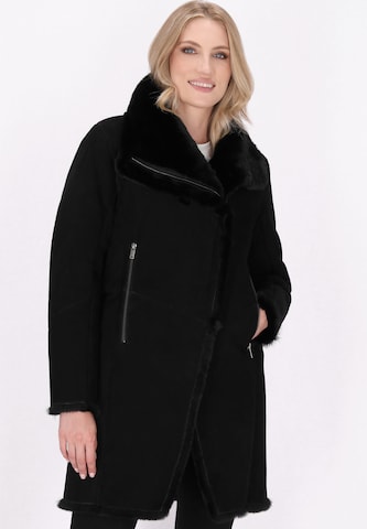 Cappotto di mezza stagione di DreiMaster Vintage in nero: frontale