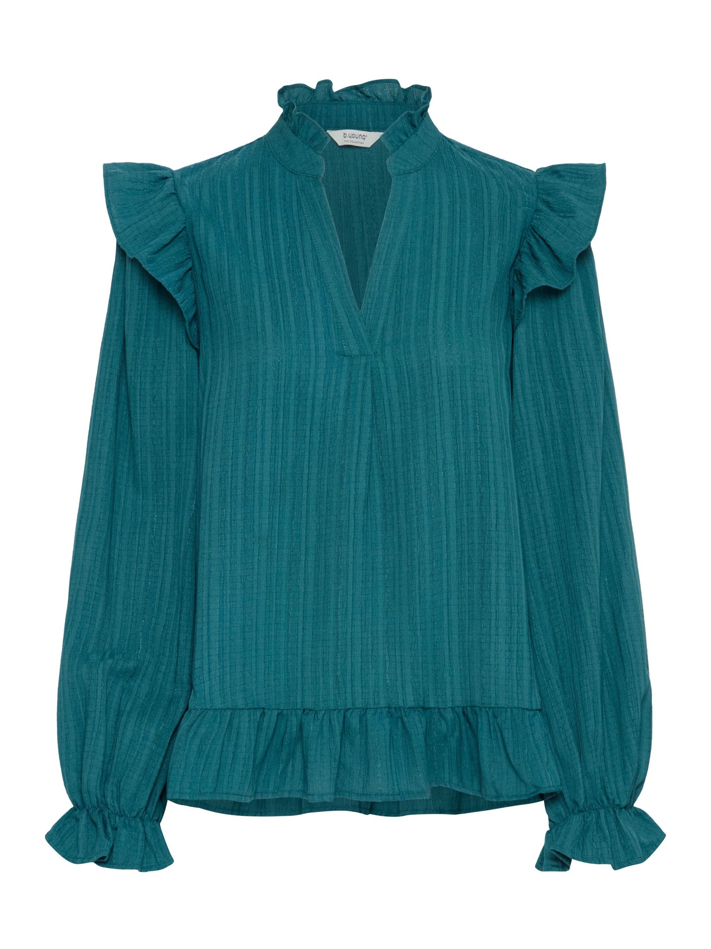 Chemisier 'Juliana' b.young en bleu : devant
