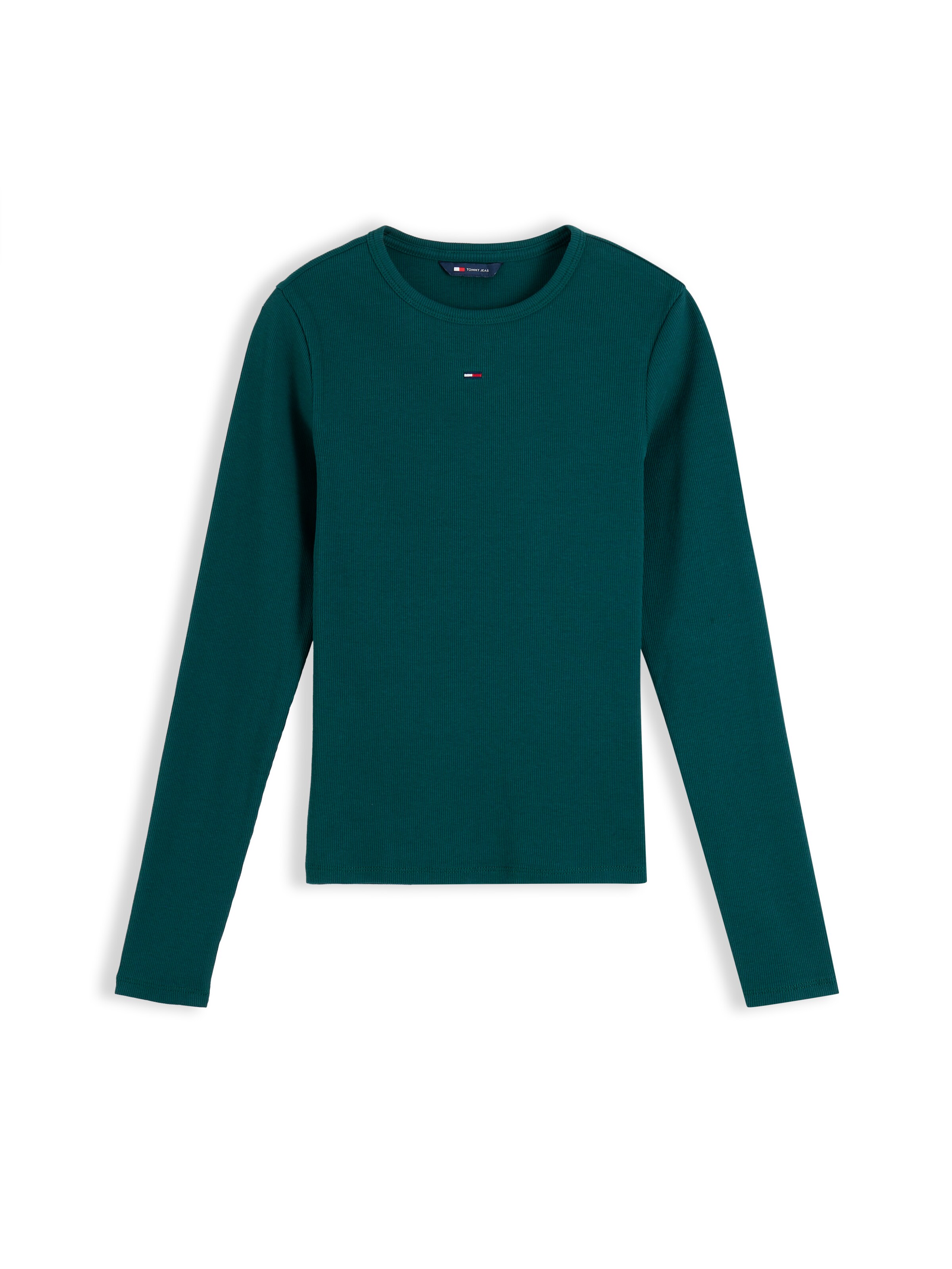 Tricou 'ESSENTIAL' de la Tommy Jeans pe verde: față