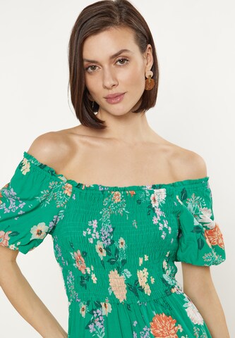 Usha - Vestido de verão 'Spring Summer' em verde