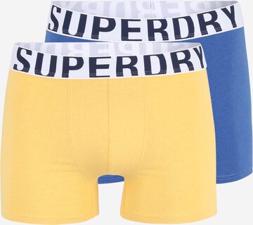 Superdry - Boxers em azul: frente