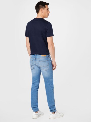 JACK & JONES Slimfit Τζιν 'Glenn' σε μπλε