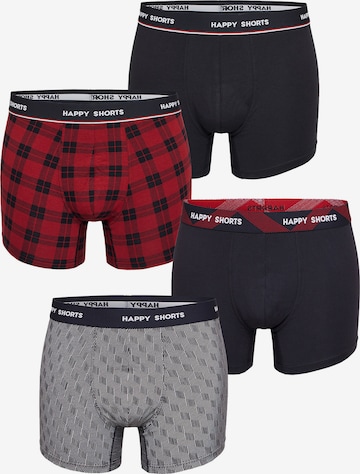 Happy Shorts - Boxers ' Dark Print Sets ' em cinzento: frente