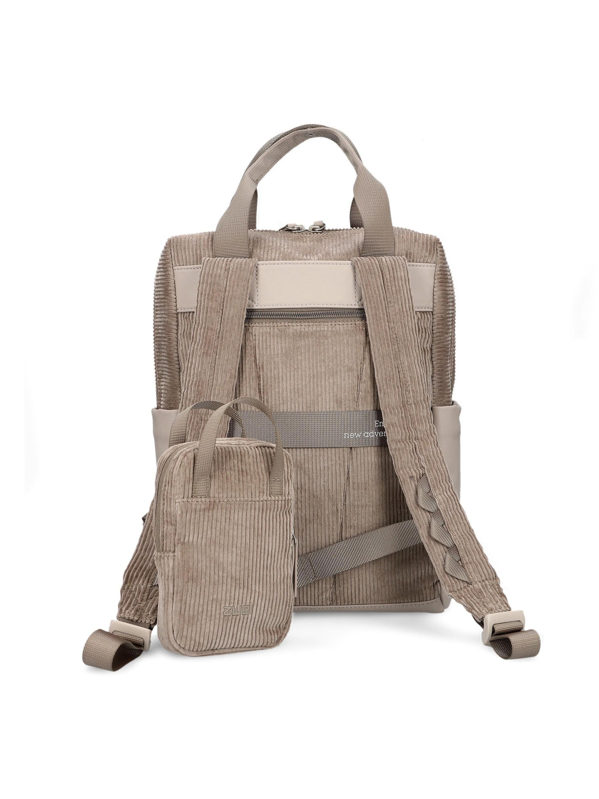 ZWEI Backpack 'LOU LUR130' in Brown