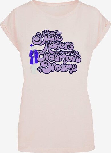 Maglietta ' Willy Wonka - Dreamers' ABSOLUTE CULT di colore navy / lilla chiaro / rosa pastello, Visualizzazione prodotti