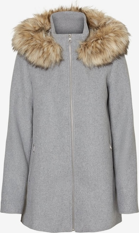 VERO MODA Between-Seasons Coat in Grey: front