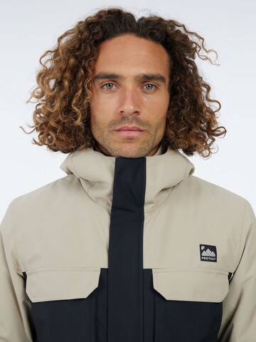 PROTEST Sportjacke 'PRTKajo'‌‌‌‌‌‌‌‌ in Braun