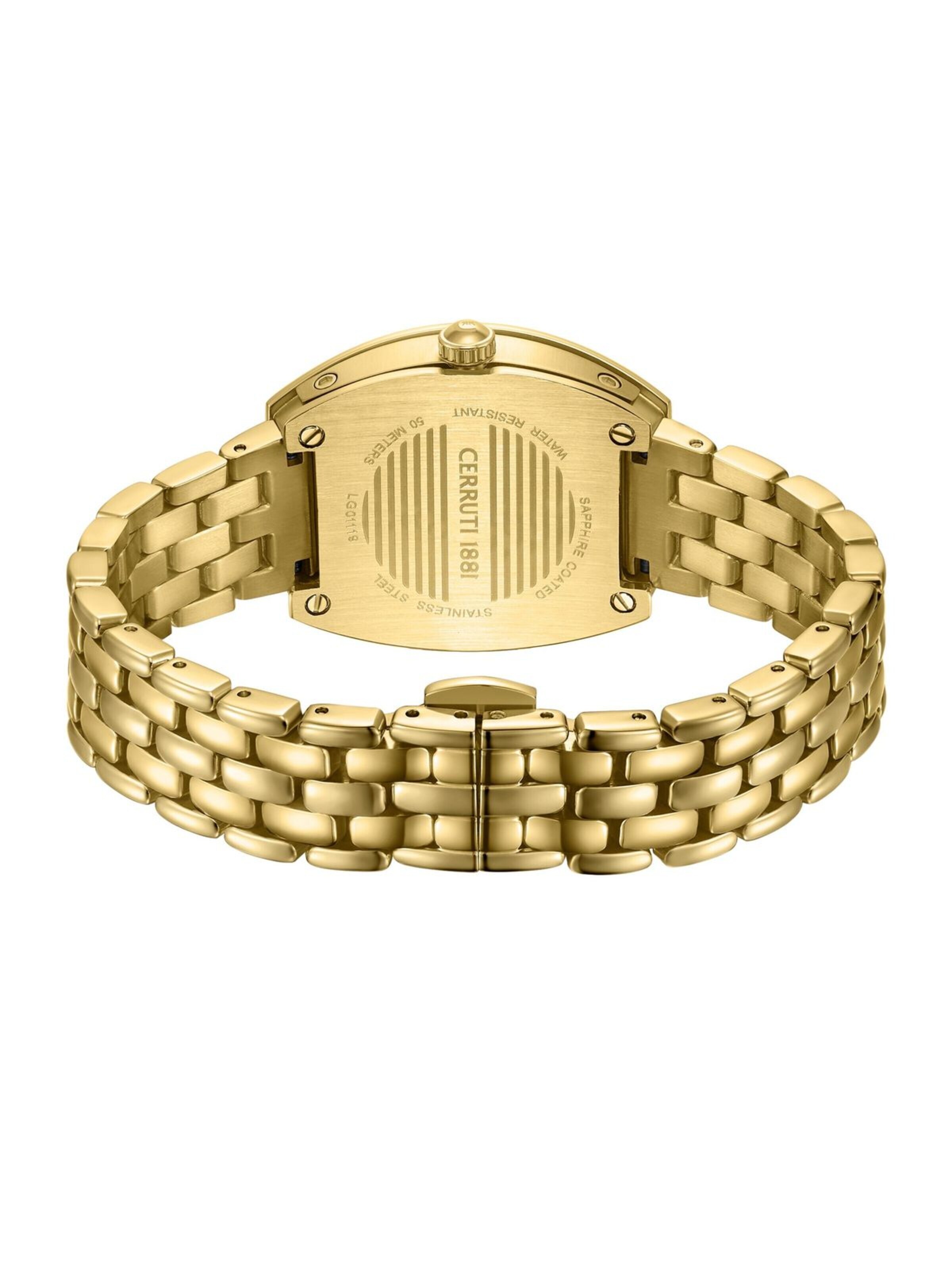 CERRUTI 1881 Analoog horloge 'Watch Calliano' in Goud