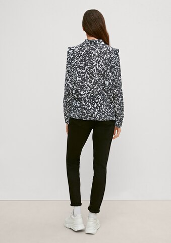 comma casual identity Bluse in Schwarz