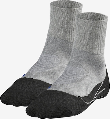 FALKE Athletic Socks in Grey: front