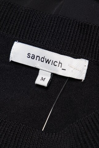 Sandwich Strickkleid M in Schwarz