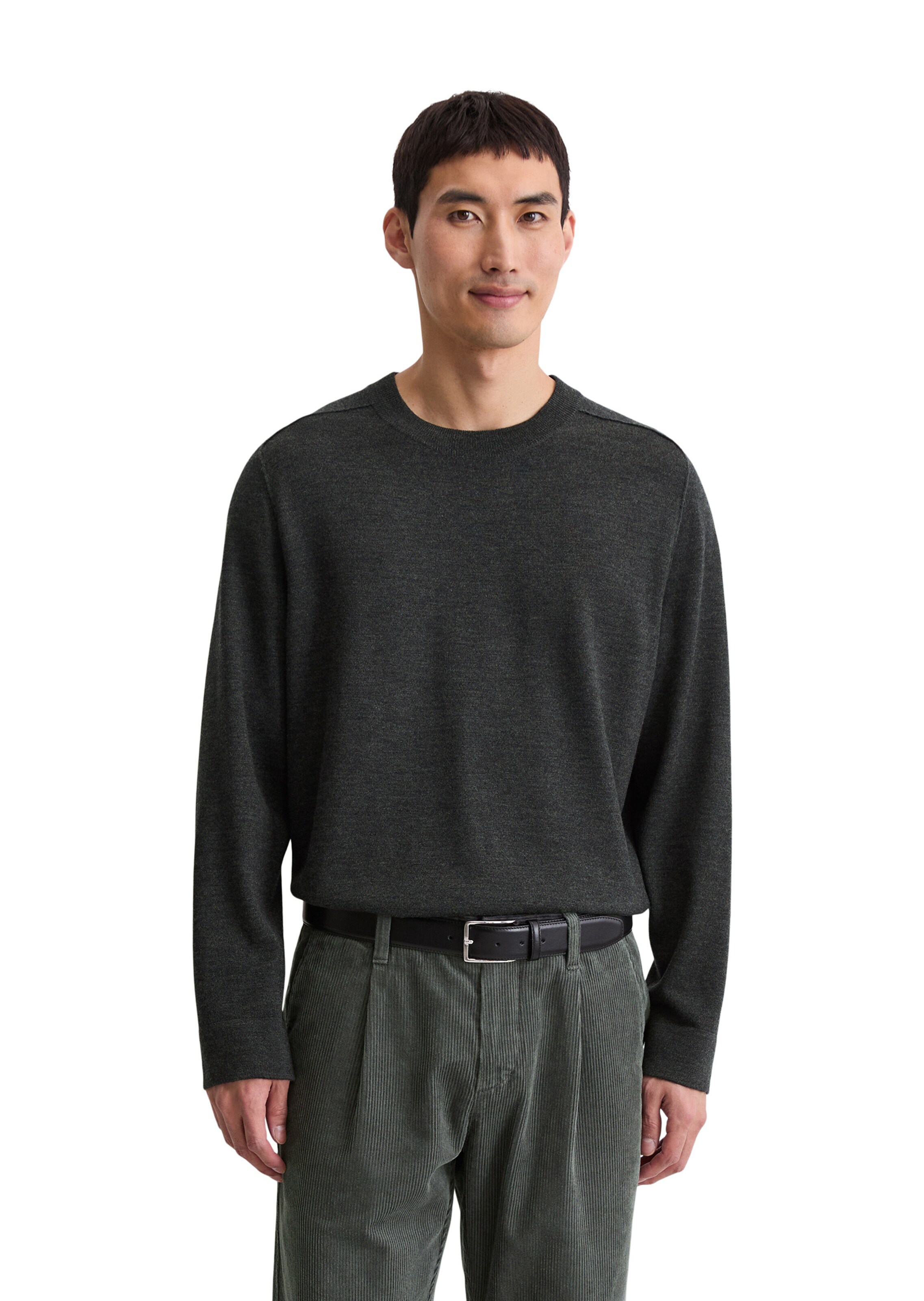 Marc O'Polo Sweater in Grey: front