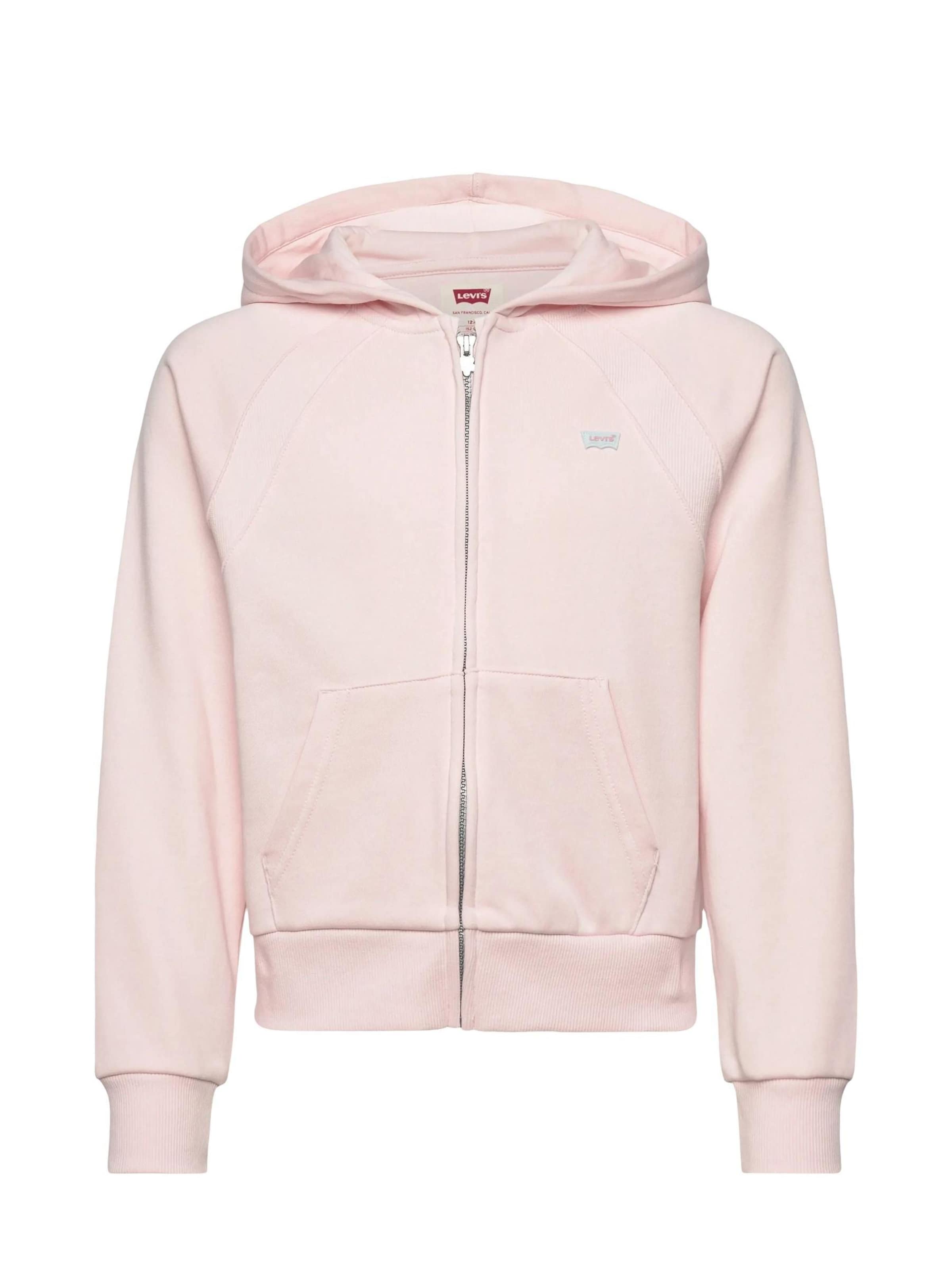 Levi's Kids Sweatjacke 'LVG MEET AND GREET'‌‌‌‌‌‌‌‌ in Pink: Vorderseite