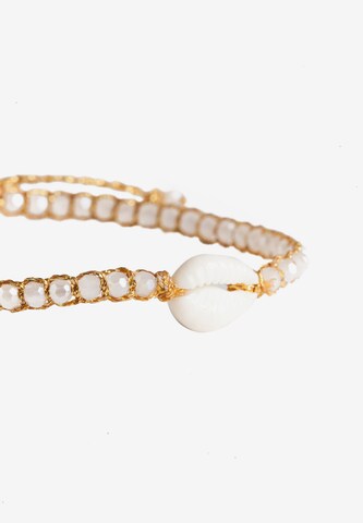 Samapura Jewelry Bracelet 'Muschel' in White