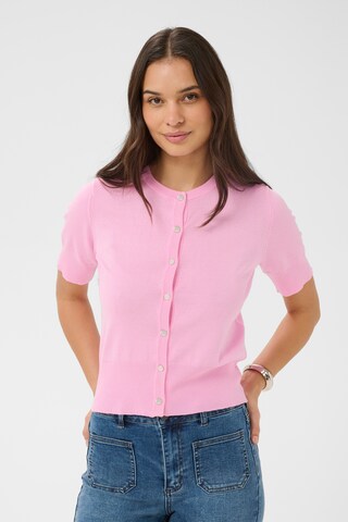 Kaffe Strickjacke 'Lizza' in Pink: Vorderseite