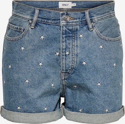 Pantaloni ONLY pe albastru / alb, Vizualizare produs