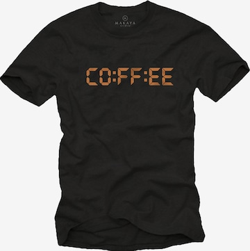 MAKAYA Shirt in Schwarz: Vorderseite