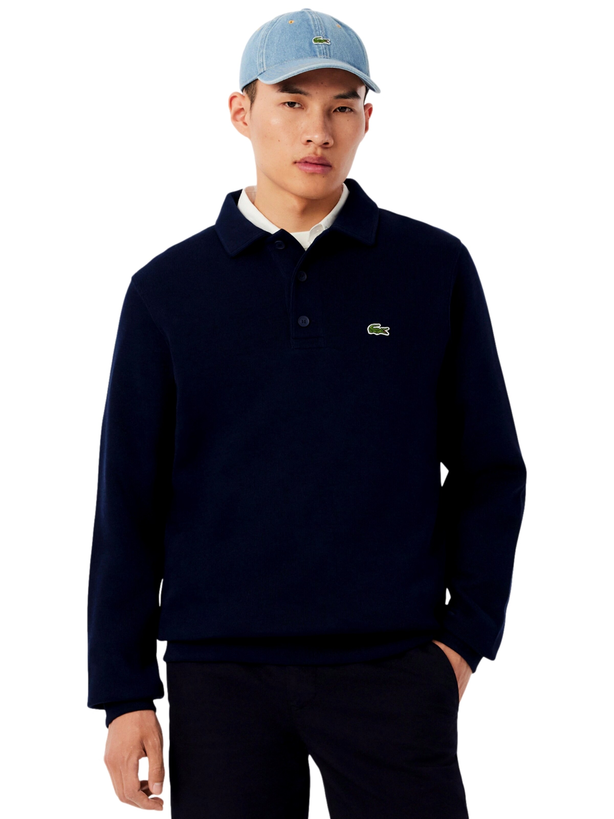 LACOSTE Sweatshirt in Blau: Vorderseite