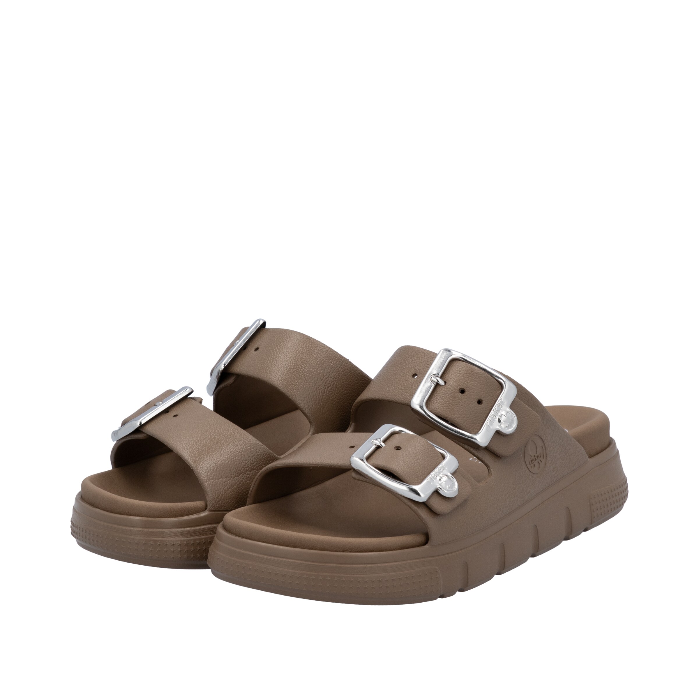 Rieker Mules in Brown