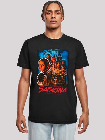 F4NT4STIC Shirt 'Sabrina Adventures Of Sabrina Homage' in Black: front