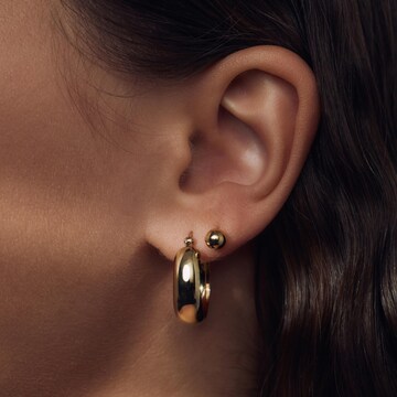 Boucles d'oreilles Parte di Me en or : devant