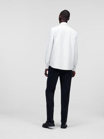 Karl Lagerfeld - Regular Fit Camisa 'Ikonik 2.0' em branco