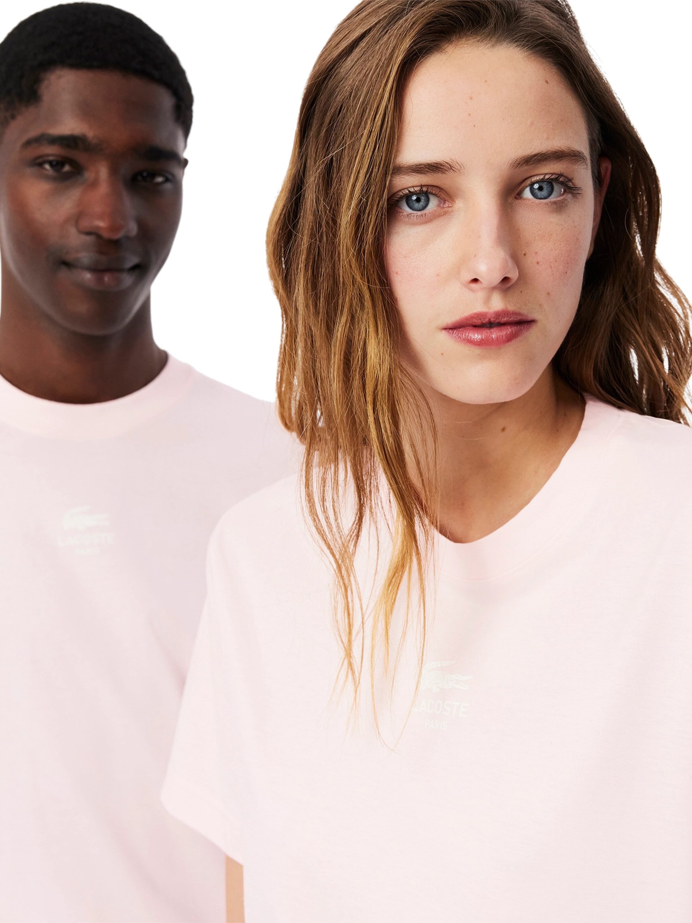 T-Shirt LACOSTE en rose