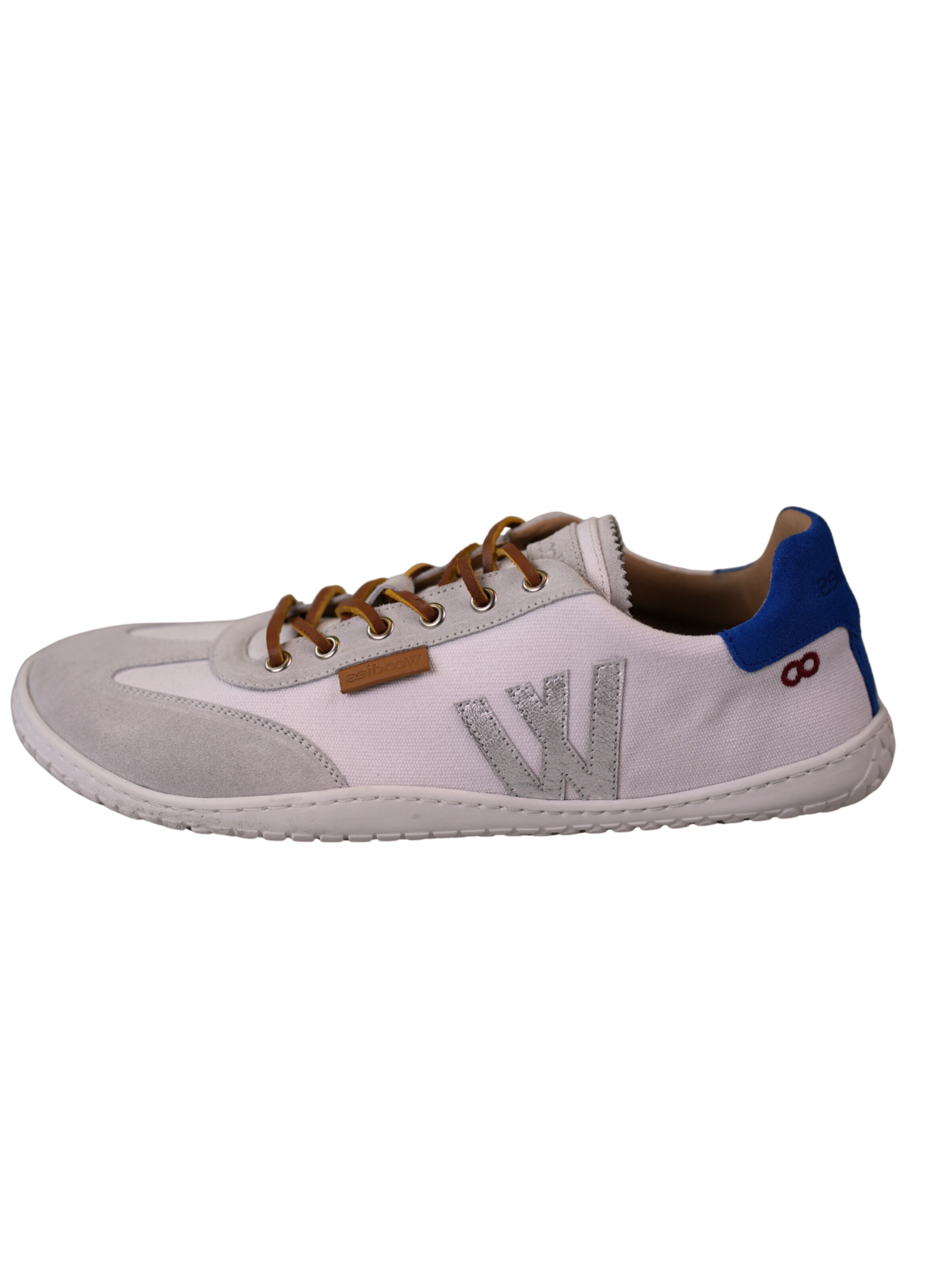 WOODIES THE OFFICIAL Schnürschuh 'Woodies'‌‌‌‌‌‌‌‌ in Weiß: Vorderseite