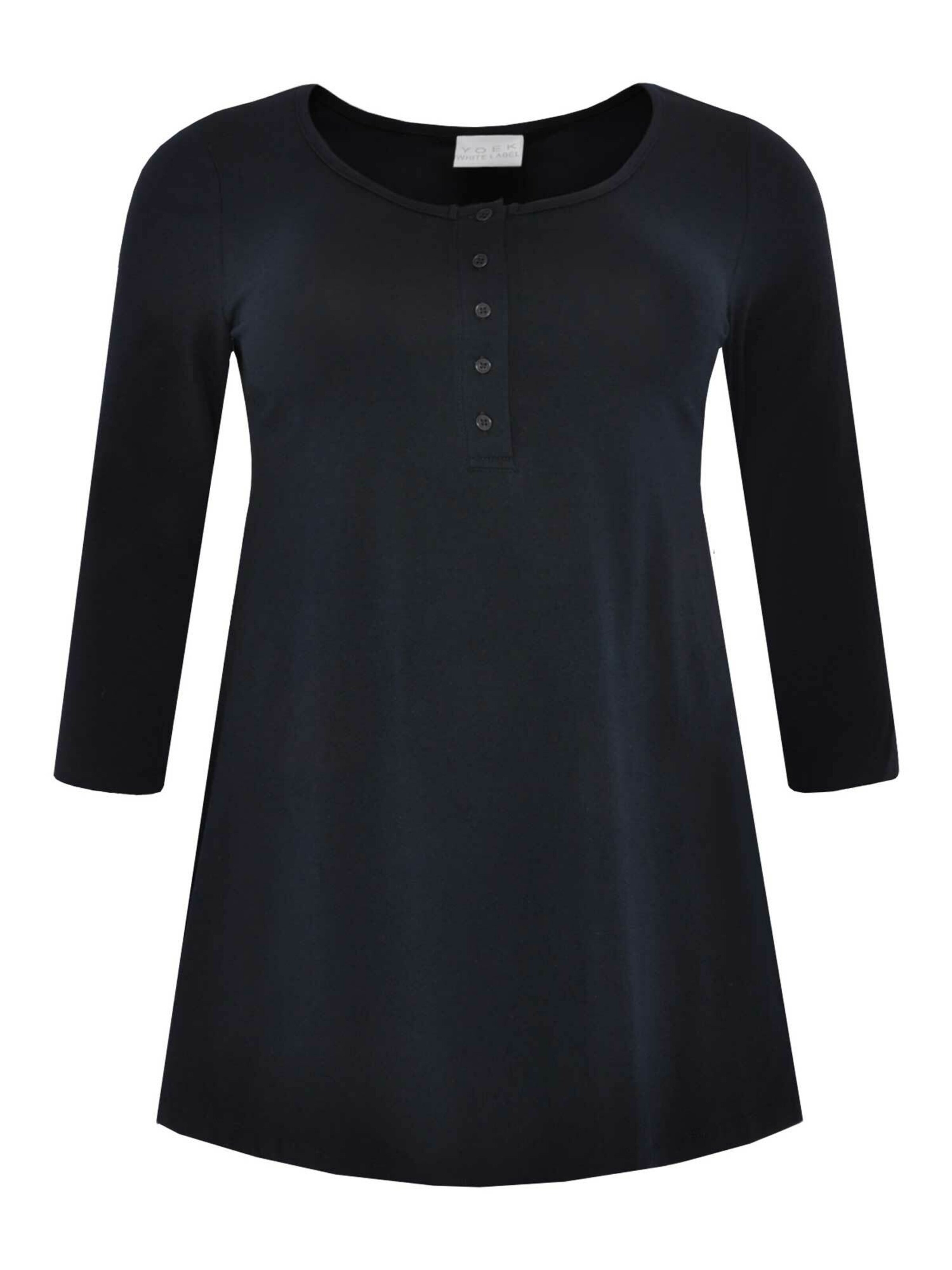 YOEK Shirt in Blauw: voorkant