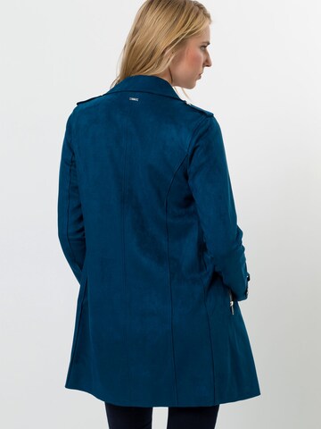 Manteau mi-saison zero en bleu