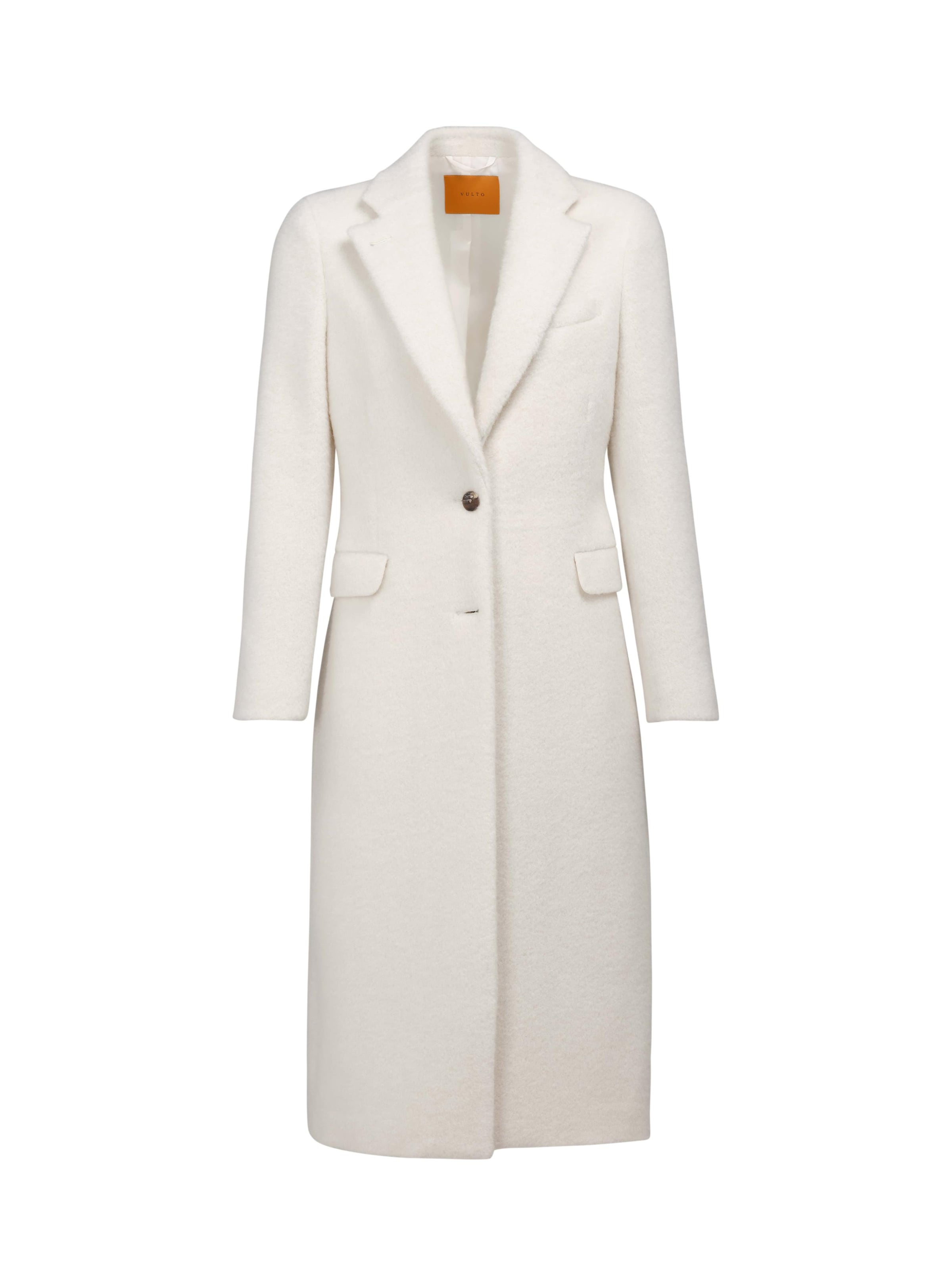 Vulto Wintermantel 'White Alpaca Coat'‌‌‌‌‌‌ in weiß, Produktansicht