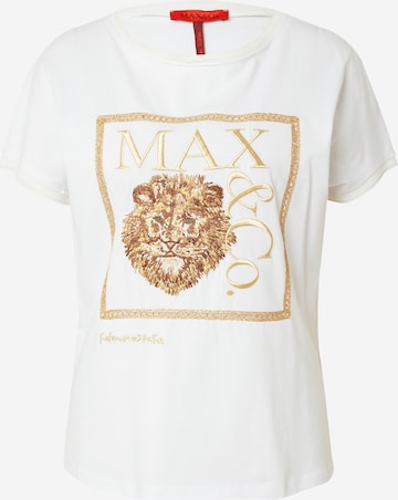 MAX&Co. Shirt 'DREAM' in Wit: voorkant