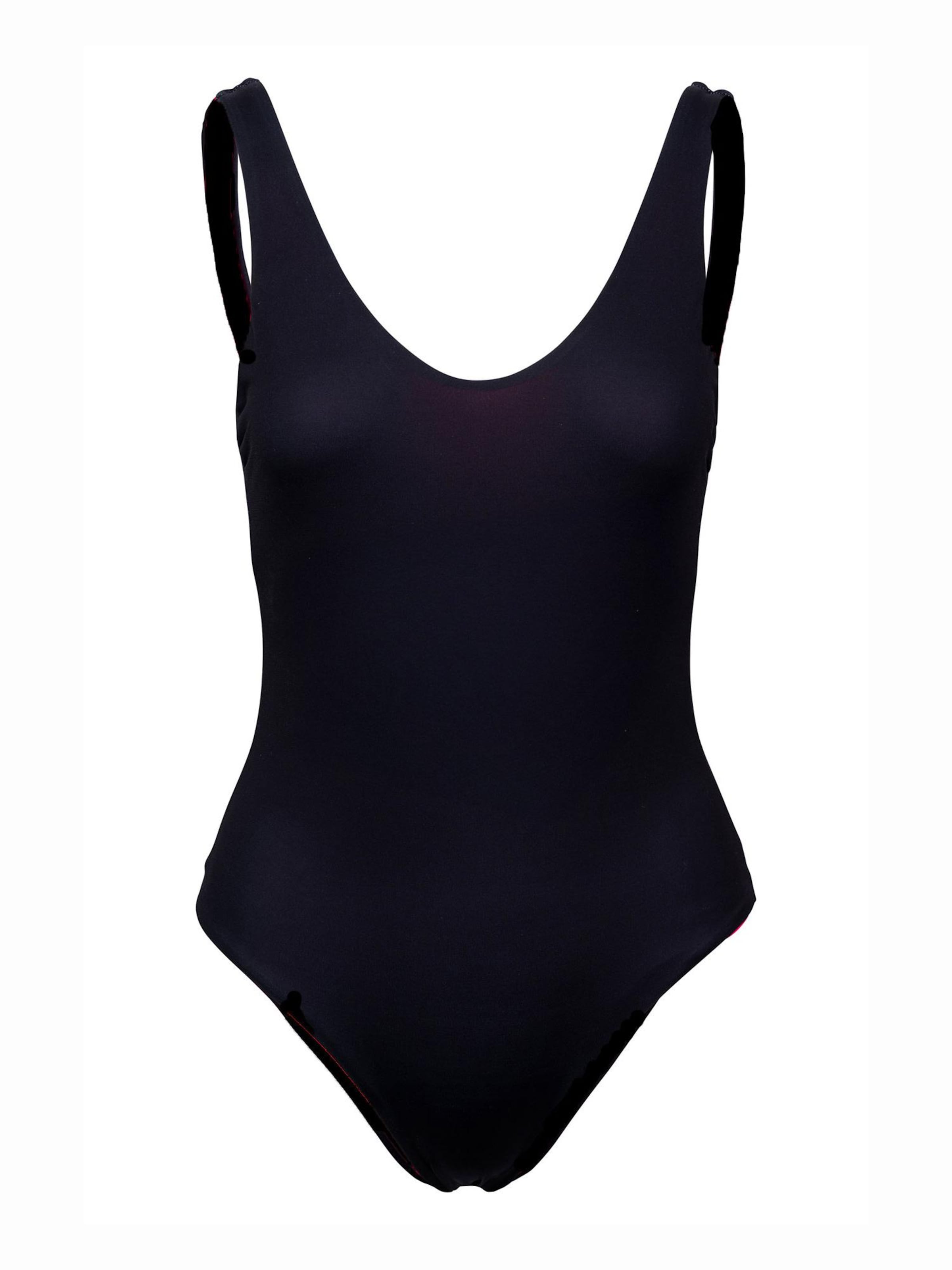 Kalaia Bustier Badpak 'Rave It Reversible Swimsuit' in Zwart