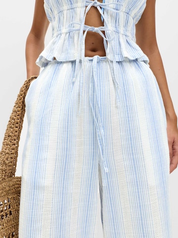 Wide Leg Pantalon Marks & Spencer en bleu