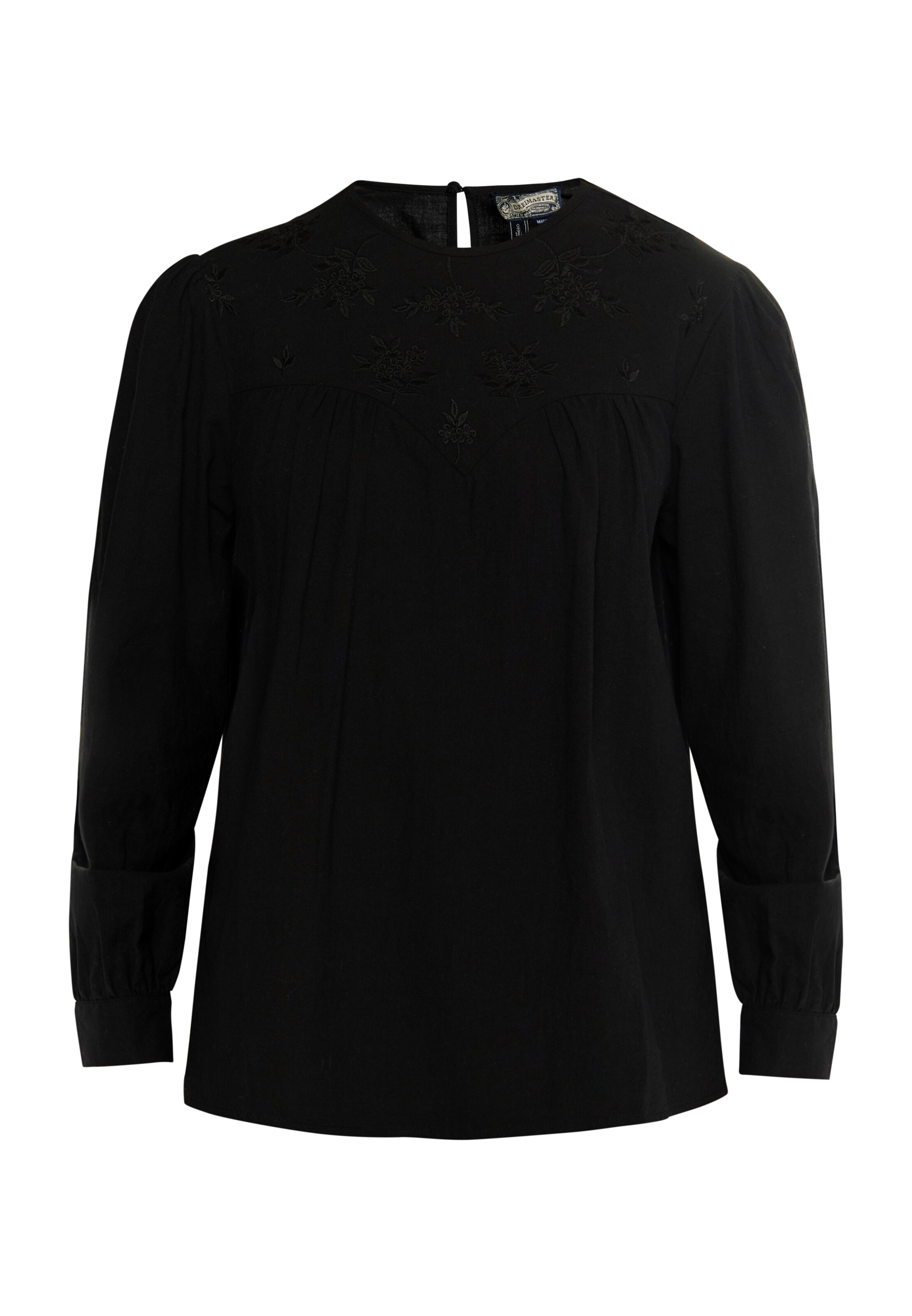 DreiMaster Vintage Блузка в Черный: спереди