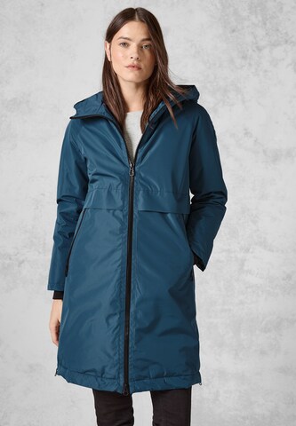 CECIL Between-Seasons Coat in Blue: front
