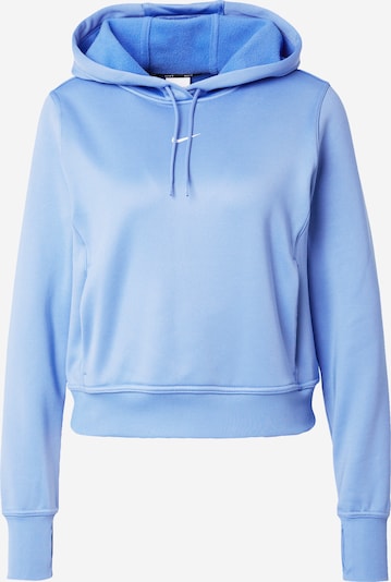 NIKE Sports sweatshirt 'ONE' in Dusty blue / White, Item view