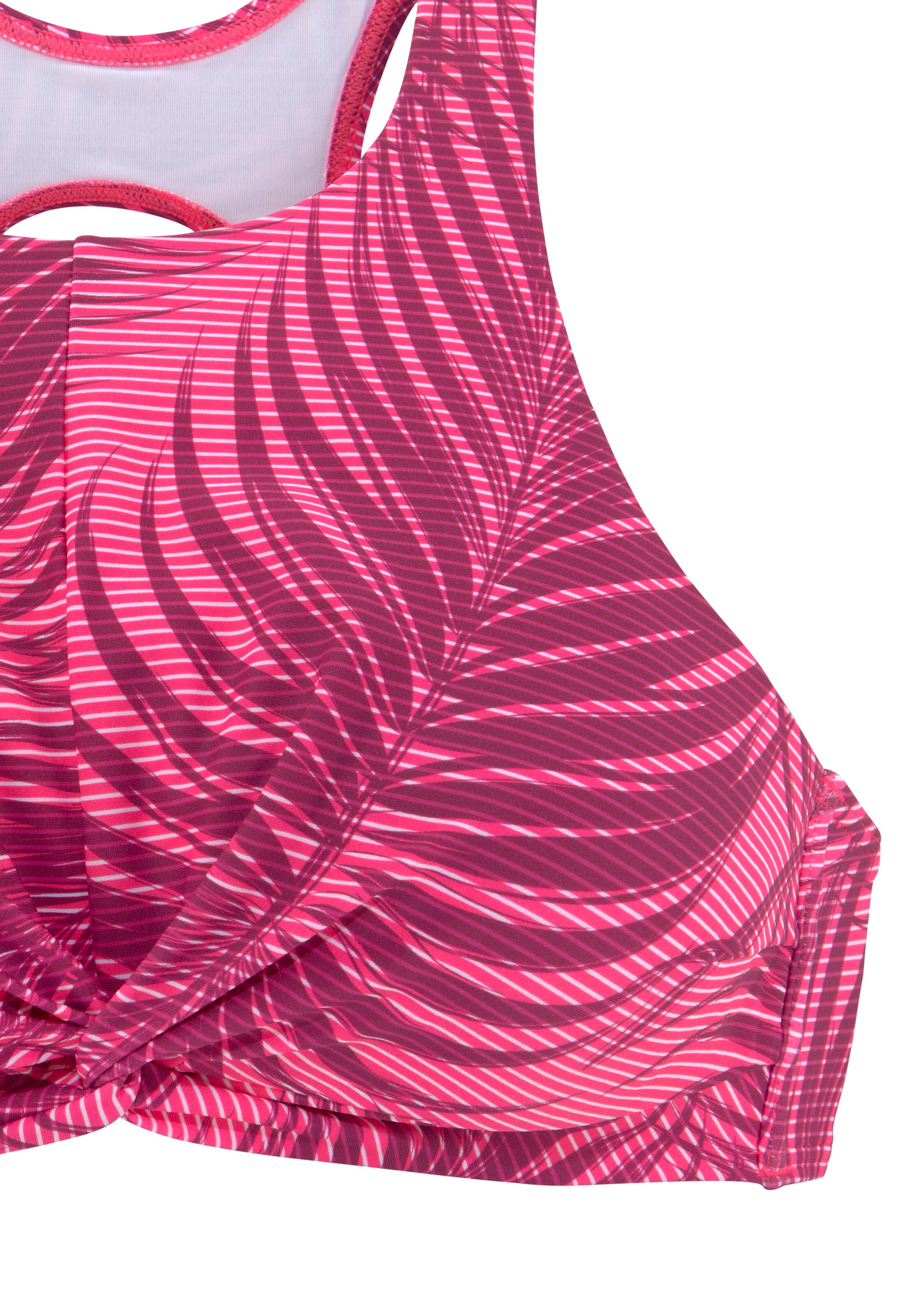 LASCANA ACTIVE Bustier Sportbikinitop in Pink