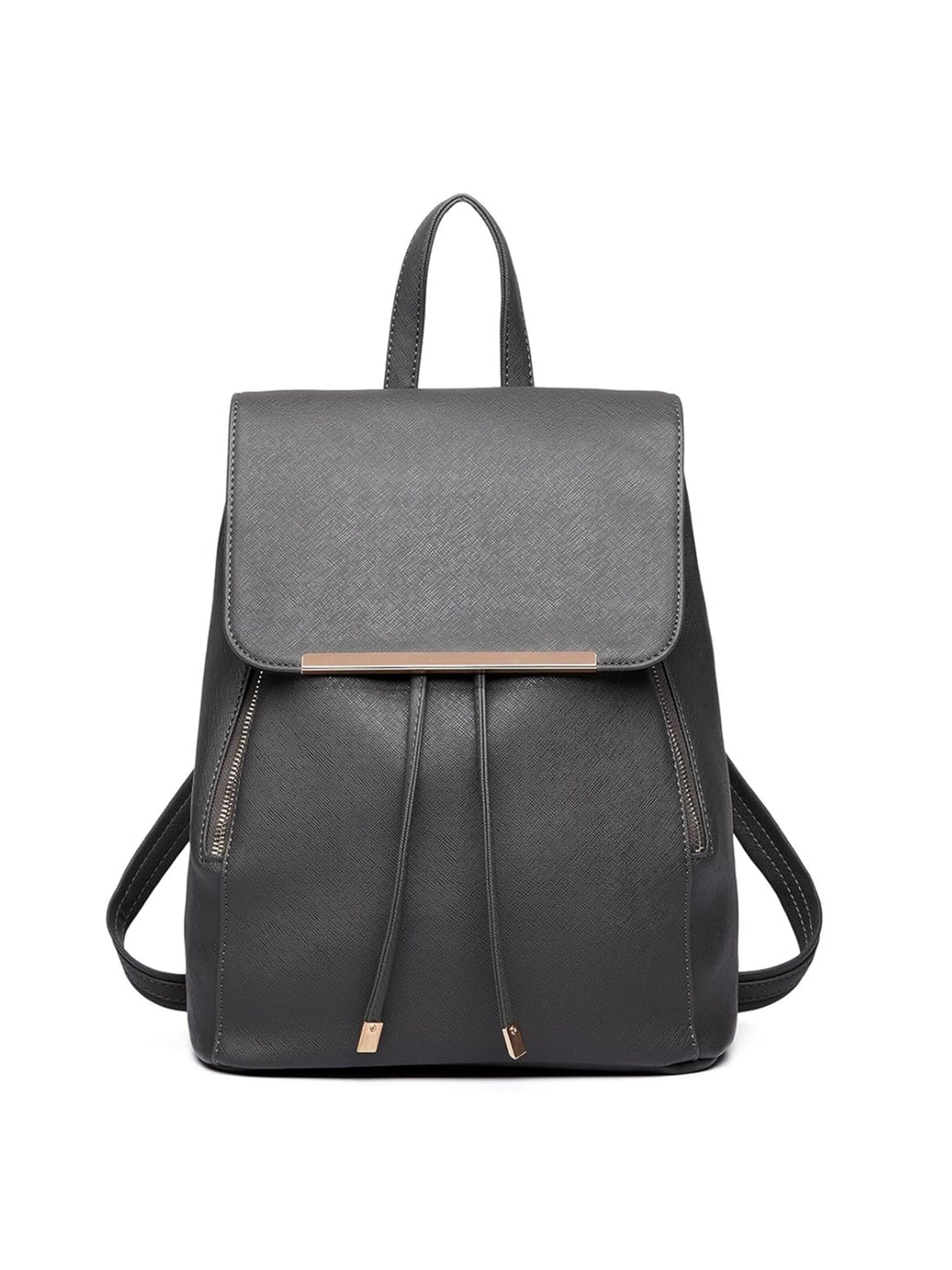 Miss Lulu Backpack in Grey: front